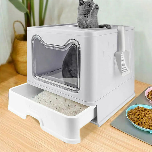 Sliding Drawer Litter Box